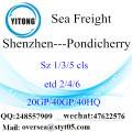 Shenzhen Port Sea Freight Shipping To Pondicherry